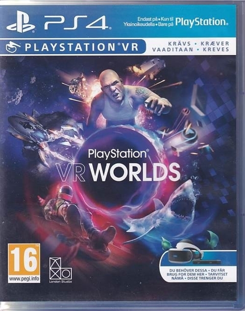 Playstation VR Worlds - PS4 (B Grade) (Genbrug)
